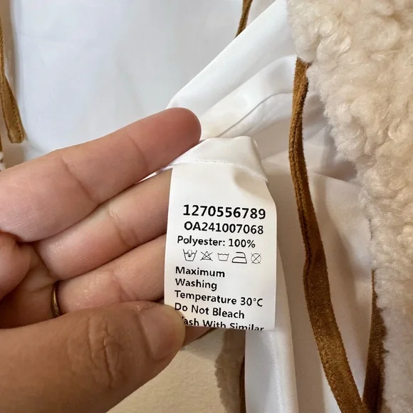 Commense Sherpa Teddy Vest – New With Tags - Picture 8 of 14